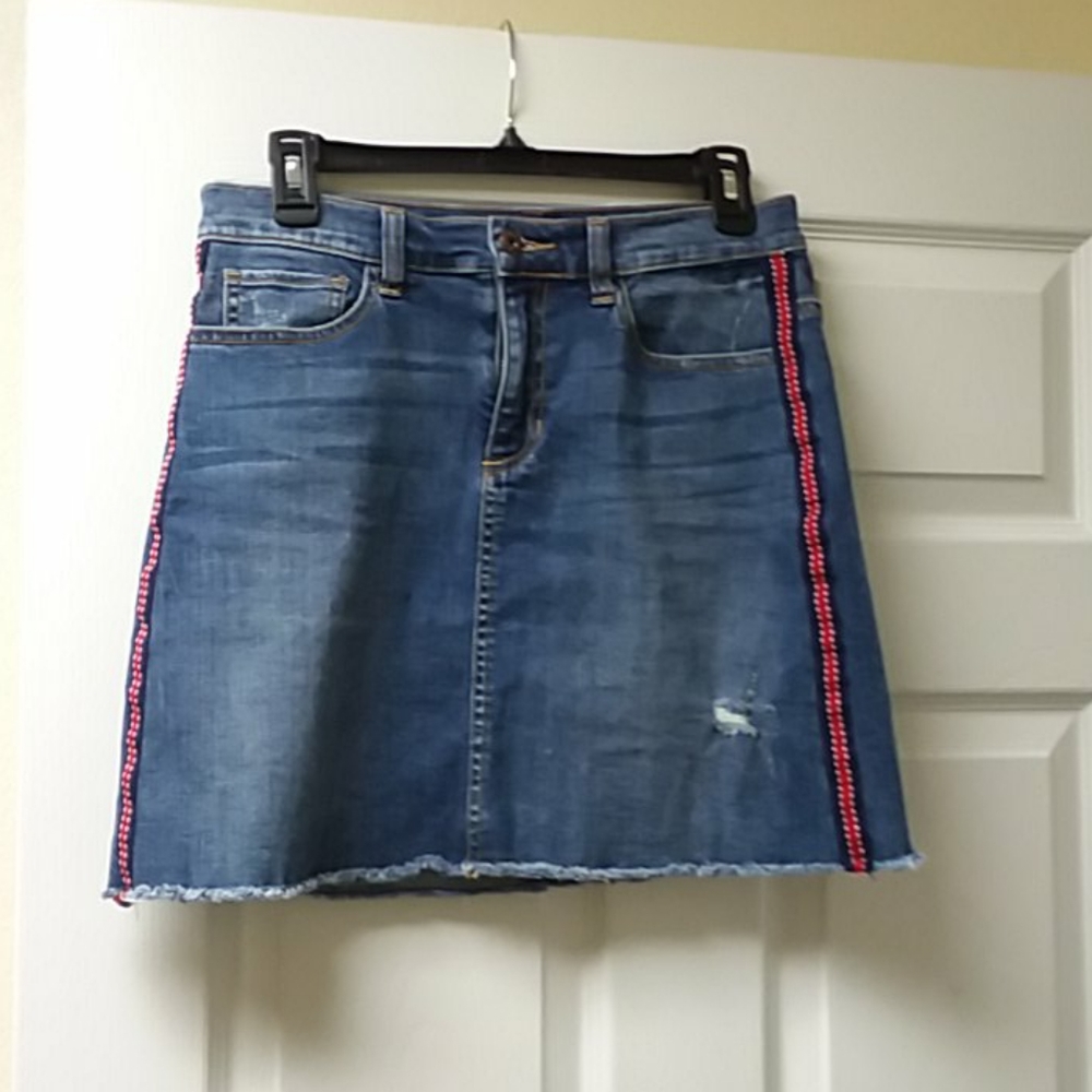 Sneak peek Jean skirt